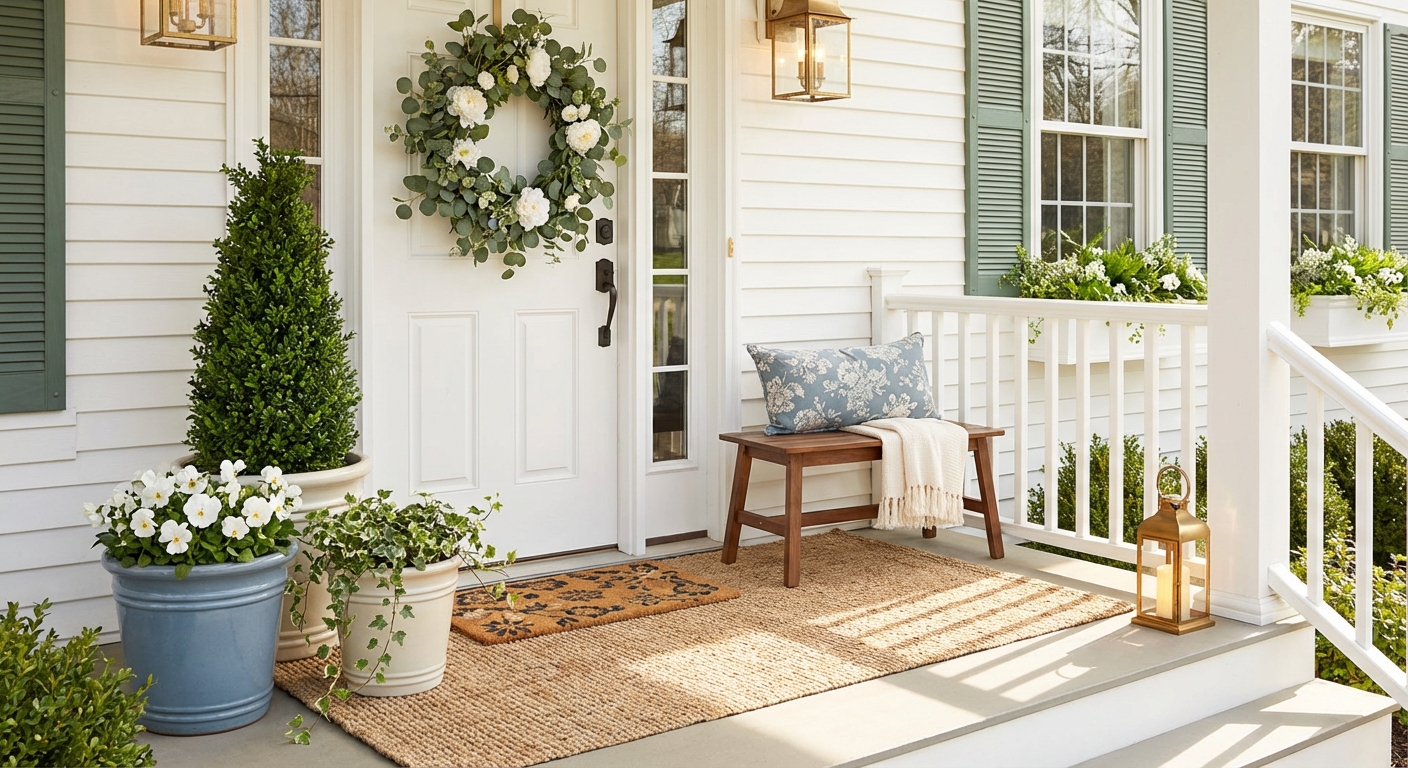 Spring Front Porch Decor Ideas on a Budget (2026 Trends) - Featured Image